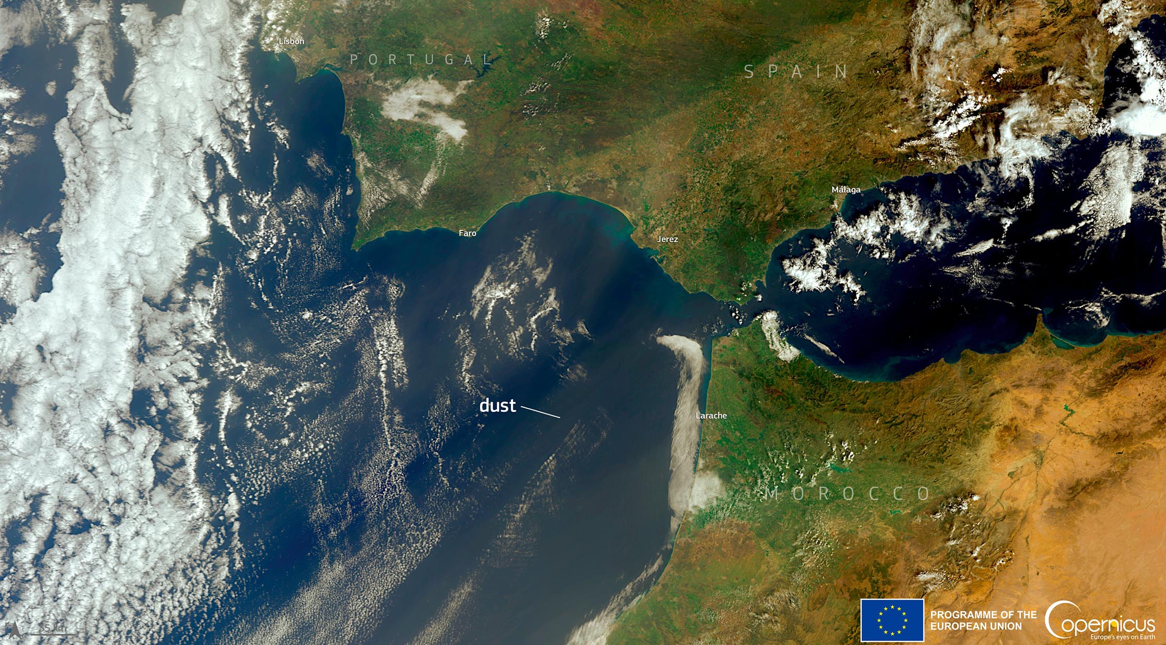 Monitoring of reoccurring Saharan dust transport across southern and central Europe